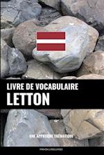 Livre de Vocabulaire Letton