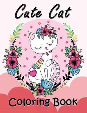 Cute Cat Coloring Book