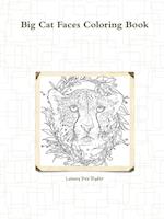 Big Cat Faces Coloring Book 