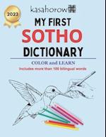 My First Sotho Dictionary: Colour and Learn Sotho 