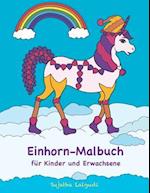 Einhorn-Malbuch Für Kinder Und Erwachsene