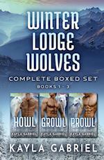 Winter Lodge Wolves Complete Boxed Set - Books 1-3: Large Print 