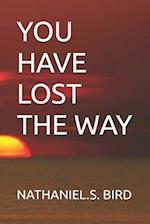 You Have Lost the Way
