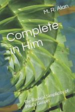 Complete in Him