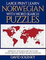 Large Print Learn Norwegian with Word Search Puzzles