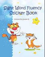 Sight Word Fluency Sticker Book
