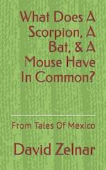 What Does A Scorpion, A Bat, & A Mouse Have In Common?: From Tales Of Mexico Volume 1 
