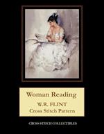 Woman Reading: W.R. Flint Cross Stitch Pattern 