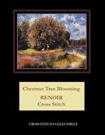 Chestnut Tree Blooming: Renoir Cross Stitch Pattern 