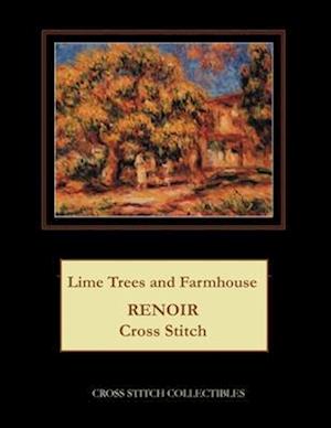 Lime Trees and Farmhouse: Renoir Cross Stitch Pattern