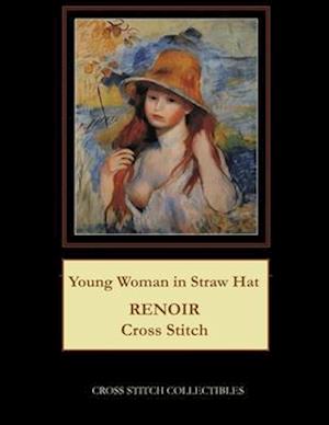 Young Woman in Straw Hat: Renoir Cross Stitch Pattern