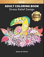 Adult Coloring Book: Stress Relieves Coloring Page for Relaxation for Teens, Adults & Elderly | Large Print | 1-Side 