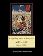 Lingering Snow at Ishiyama: Asian Art Cross Stitch Pattern 