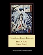 Hatsuhana Doing Penance: Asian Art Cross Stitch Pattern 