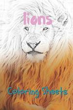 Lion Coloring Sheets