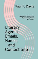 Literary Agents Emails, Names and Contact Info