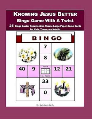 Knowing Jesus Better Bingo Game with a Twist