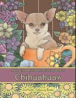 Adult Color by Numbers Coloring Book of Chihuahuas