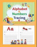 Alphabet & Numbers Tracing & Coloring