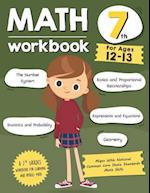Math Workbook Grade 7 (Ages 12-13)