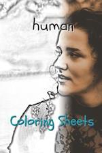 Human Coloring Sheets