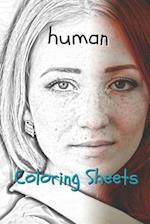 Human Coloring Sheets