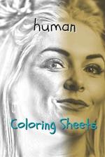 Human Coloring Sheets