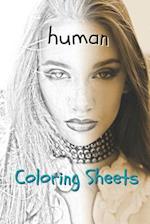 Human Coloring Sheets