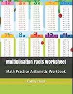 Multiplication Facts Worksheet
