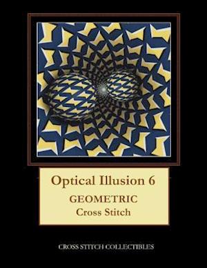 Optical Illusion 6: Geometric Cross Stitch Pattern