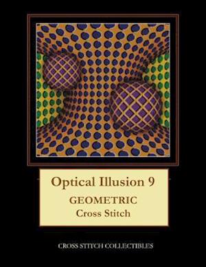 Optical Illusion 9: Geometric Cross Stitch Pattern