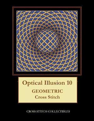 Optical Illusion 10: Geometric Cross Stitch Pattern