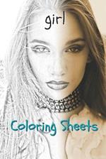 Girl Coloring Sheets