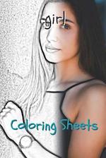 Girl Coloring Sheets