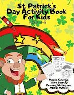 St. Patrick's Day Activity Book for Kids Aged 4-8