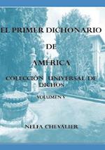 EL PRIMER DICHONARIO DE AMÉRICA Vol. V