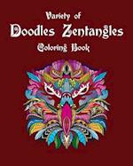 Variety of Doodles Zentangles Coloring Book