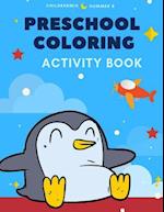 Preschool Coloring Activity Book
