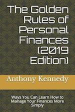 The Golden Rules of Personal Finances (2019 Edition)