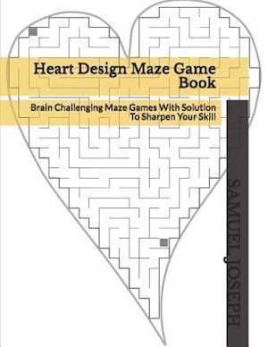 Heart Design Maze Game Book