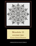 Mandala 13: Geometric Cross Stitch Pattern 