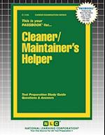 Cleaner/Maintainer's Helper