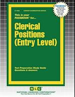 Clerical Positions (Entry Level)