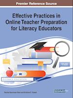 Effective Practices in Online Teacher Preparation for Literacy Educators