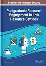 Postgraduate Research Engagement in Low Resource Settings