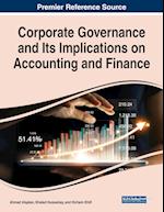 Corporate Governance and Its Implications on Accounting and Finance 