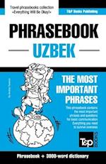 Phrasebook - Uzbek - The most important phrases: Phrasebook and 3000-word dictionary 