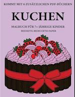 Malbuch für 7+ jährige Kinder (Kuchen)