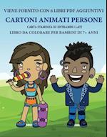 Libro da colorare per bambini  di 7+ anni (Cartoni Animati Persone)