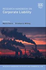 Research Handbook on Corporate Liability